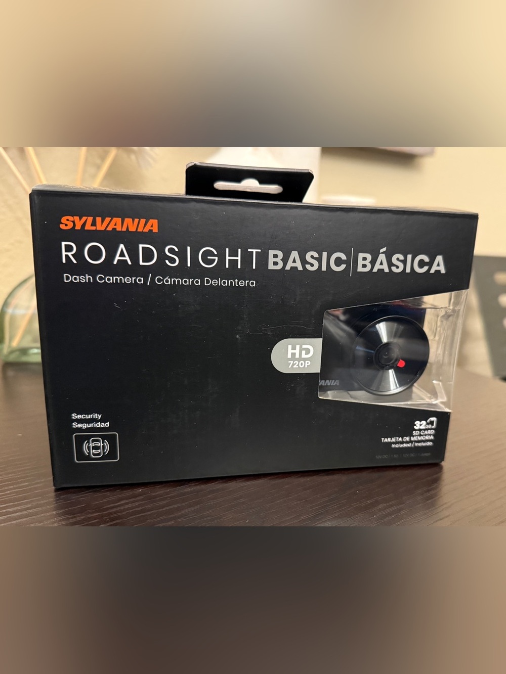 Sylvania RoadSight Basic Continuous Loop Recording 720p Dash Camera - Black